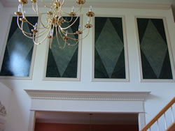 Two toned marble panels