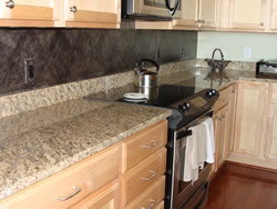 Faux mottled diamond back splash (S41)