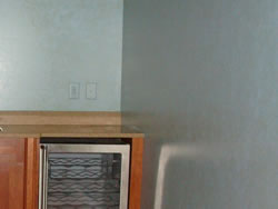Muted blue, mottled suede finish (R28)